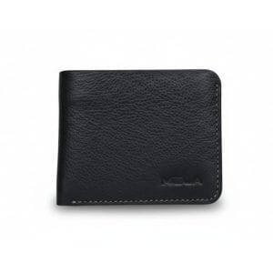 Premium Soft Mela Series Mini Wallet (Midnight Black)