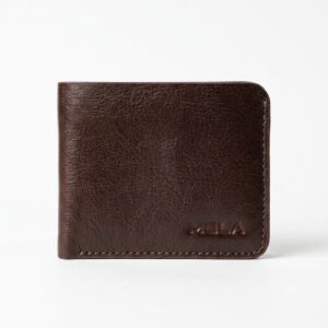Premium Soft Mela Series Mini Wallet (Dark Chocolate)