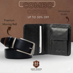 Micro Wallet & Dot Belt Combo