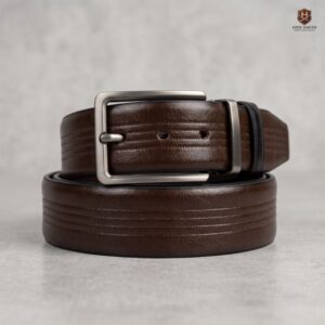 Four Strips Leather Moving Belt