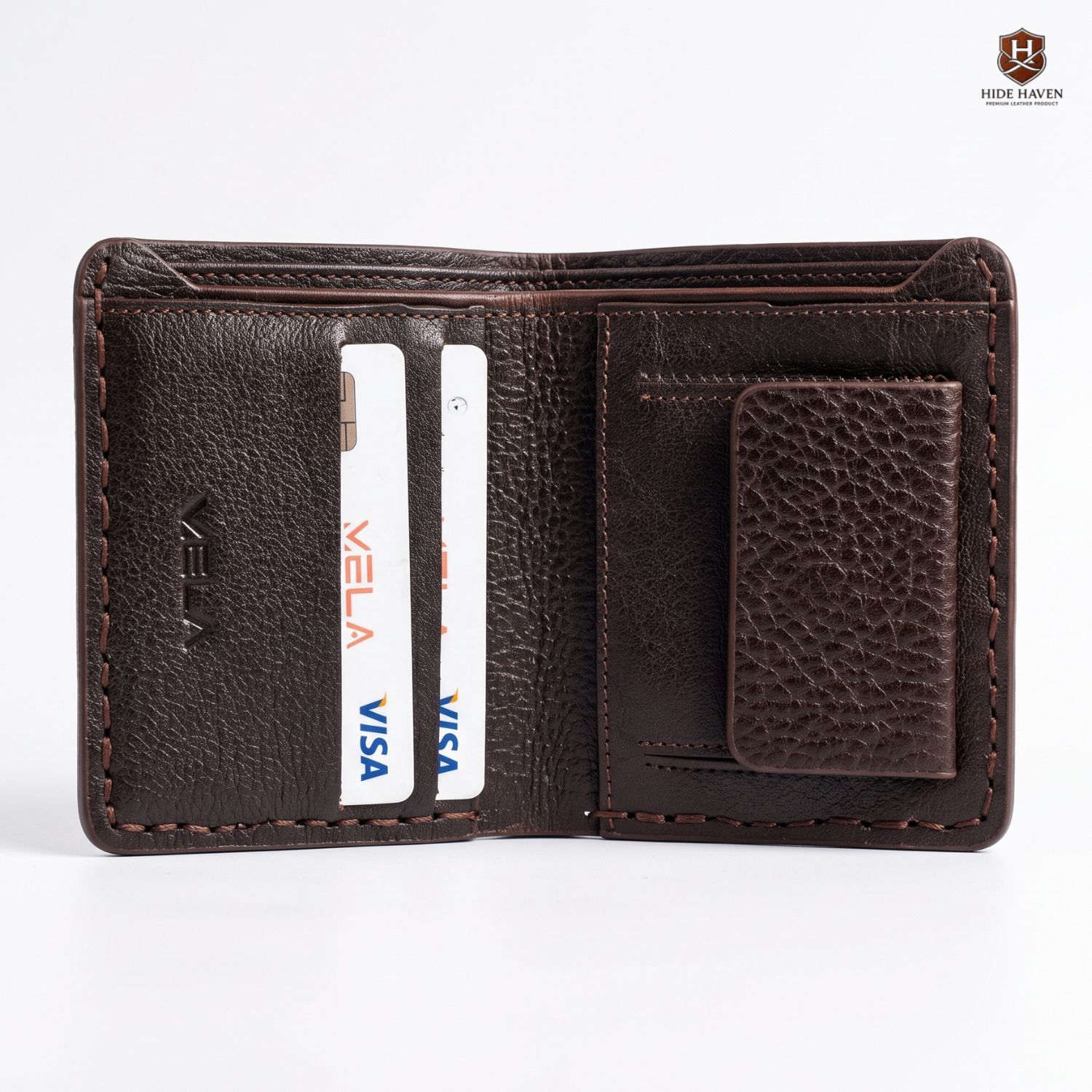 Artisan Handstitched Bifold Wallet - Image 3