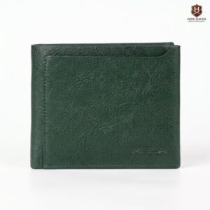 The Sovereign Napa Bi-Fold Leather Wallet (Forest Green)