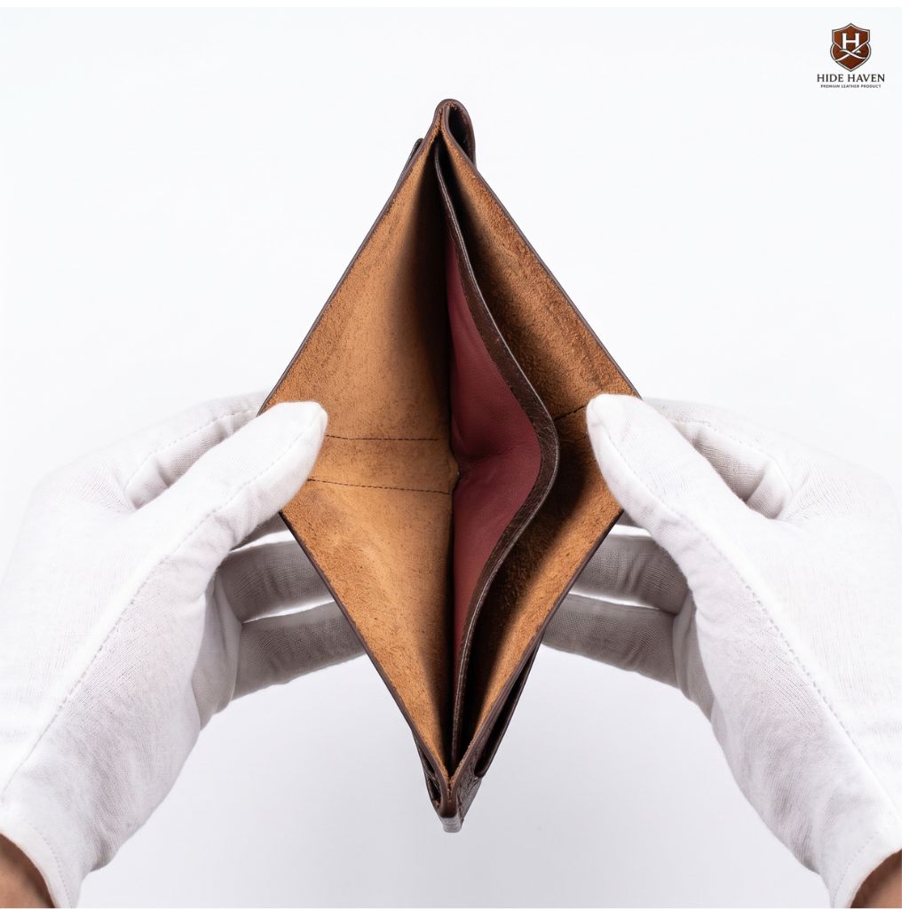 The Sovereign Napa Bi-Fold Leather Wallet (Chocolate Brown) - Image 3